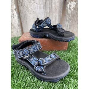 Teva Inversion Water Sport Hiking Sandals Blue Geometric Toddler Kids 10